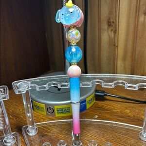 Colorful Elephant-Themed Pen